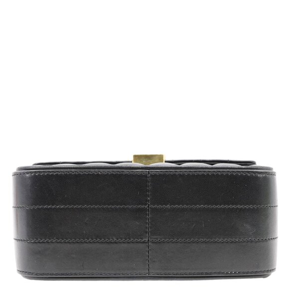 Yves Saint Laurent  Vicky Medium Vertical Quilted Leather Chain Crossbody Bag - Picture 10 of 14